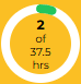 Time Progress donut dark mode