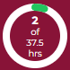 Time Progress donut light mode