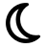 dark mode moon icon